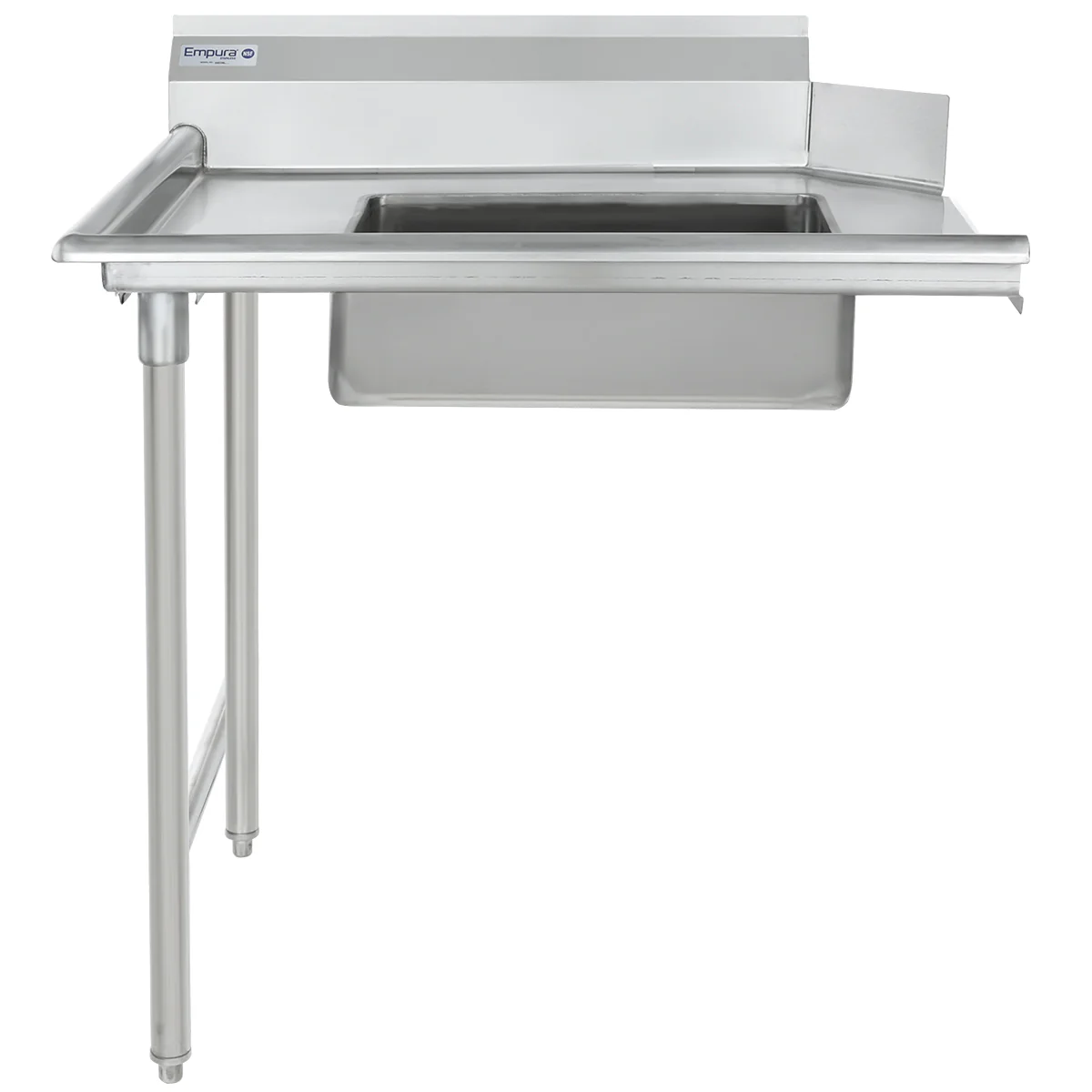 Empura ESDT36L 36 Inch Soiled Dishtable Stainless Steel Straight Design with Pre-rinsebowl Empura ESDT36L 36 Inch Soiled Dishtable Stainless Steel Straight Design with Pre-rinsebowl
