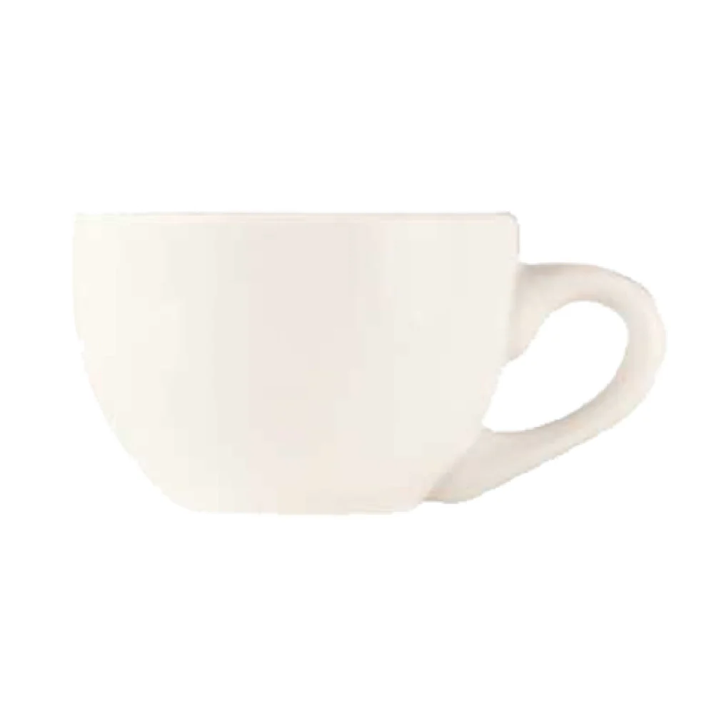 Libbey BW-1154 3 Oz Espresso Cup Bright White Porcelain - Basics Collection