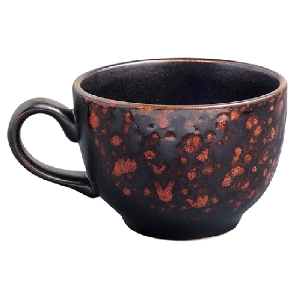 Vertex China LMC-1 8 Oz Cup with Handle Hand Painted Reactive Glaze