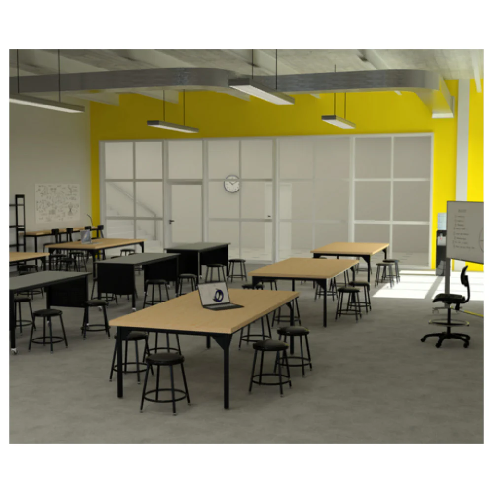 National Public Seating HDT3-3072B NPS® Heavy Duty Steel Table Butcherblock Top National Public Seating HDT3-3072B NPS® Heavy Duty Steel Table Butcherblock Top