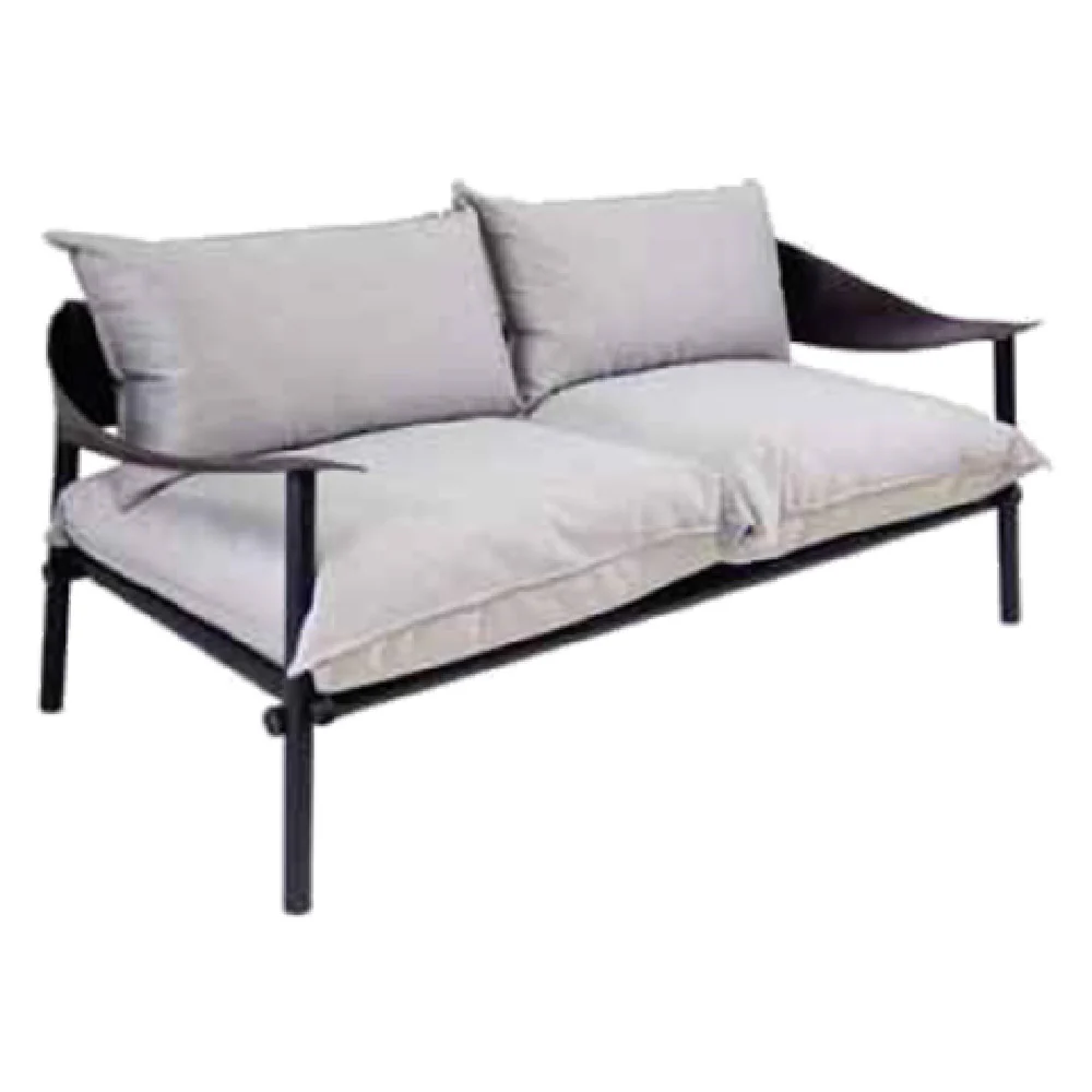 emuamericas, llc 730 69 Inch Loveseat Outdoor Eco-leather Aluminum Frame emuamericas, llc 730 69 Inch Loveseat Outdoor Eco-leather Aluminum Frame
