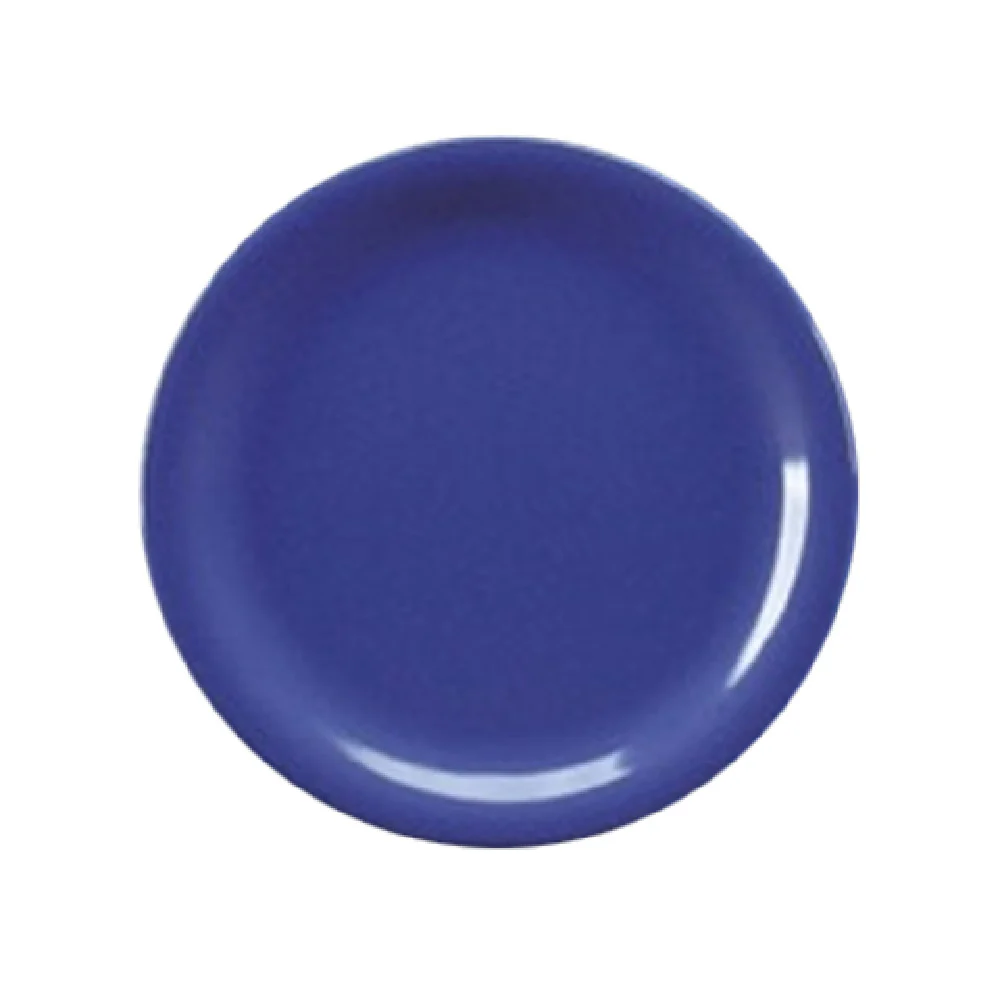 Yanco MS-110BU 10-1/2 Inch Round Plate Narrow Rim NSF Melamine Blue Yanco MS-110BU 10-1/2 Inch Round Plate Narrow Rim NSF Melamine Blue
