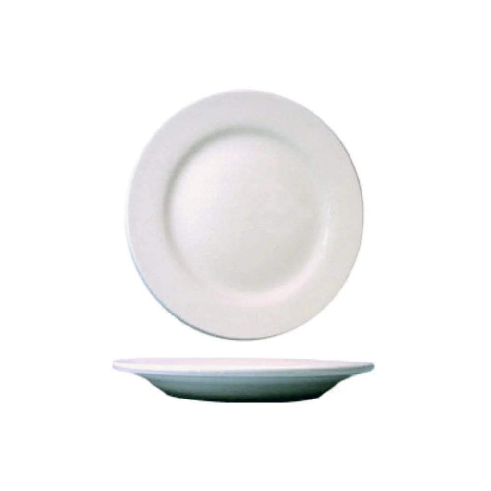 International Tableware DO-16 10-1/2 Inch Diameter Porcelain Plate White International Tableware DO-16 10-1/2 Inch Diameter Porcelain Plate White