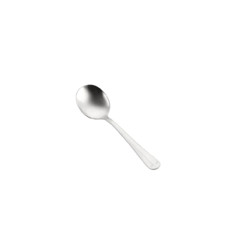 CAC China 3011-04 6 Inch Jasmine Bouillon Spoon Heavy Weight Stainless Steel CAC China 3011-04 6 Inch Jasmine Bouillon Spoon Heavy Weight Stainless Steel