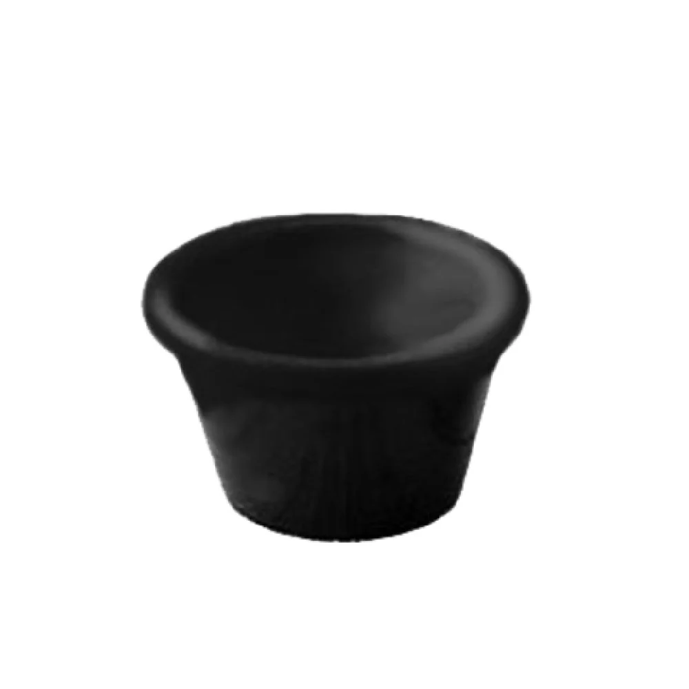 American Metalcraft MRF450BL 4 Oz Ramekin Melamine Fluted Black American Metalcraft MRF450BL 4 Oz Ramekin Melamine Fluted Black