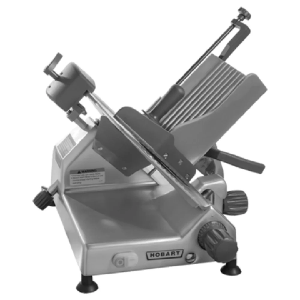 Hobart EDGE10-11 26 Inch Manual Food Slicer 10 Inch Knife Carbon Steel and Aluminum