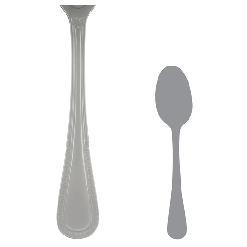 Steelite 5711SX003 7-1/4 Inch Dessert Spoon with Ergonomic Handle Stainless Steel