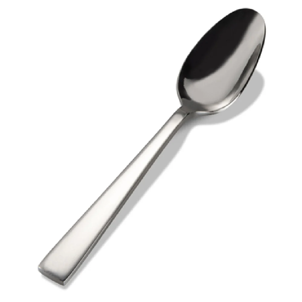 Bon Chef S3721S 7 Inch Roman Soup Dessert Spoon Oval Silver-plated