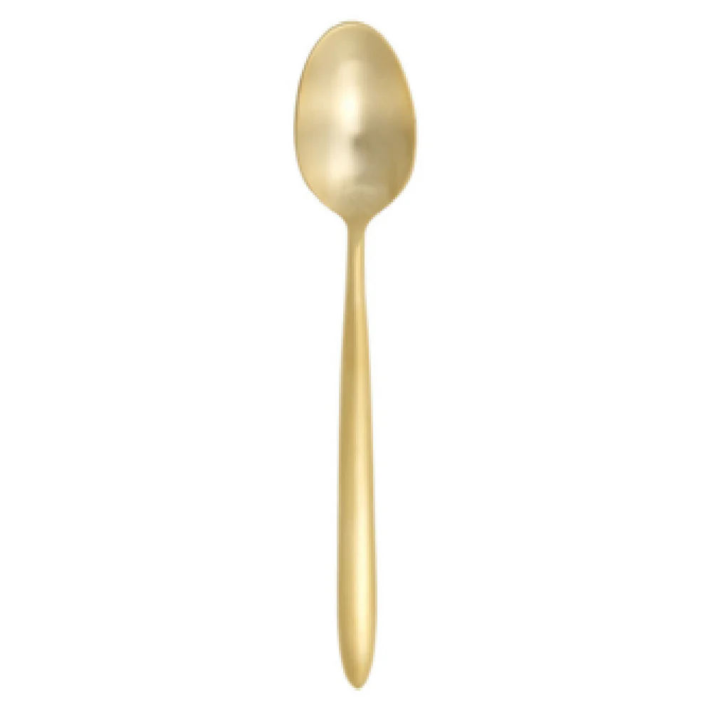 Fortessa 1.9B.114.BR.004 6.5 Inch Teaspoon Brushed Gold 18/10 Stainless Steel
