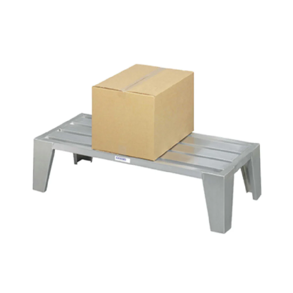 EXD2054 54 Inch Dunnage Rack E-Channel Aluminum Lifetime Series with Gusset Legs