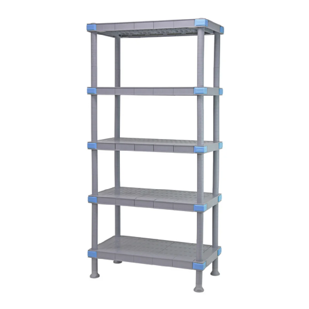 Quantum QP214886SS-5 48 Inch Shelving Unit Up to 2000 lbs All Polymer Gray Finish
