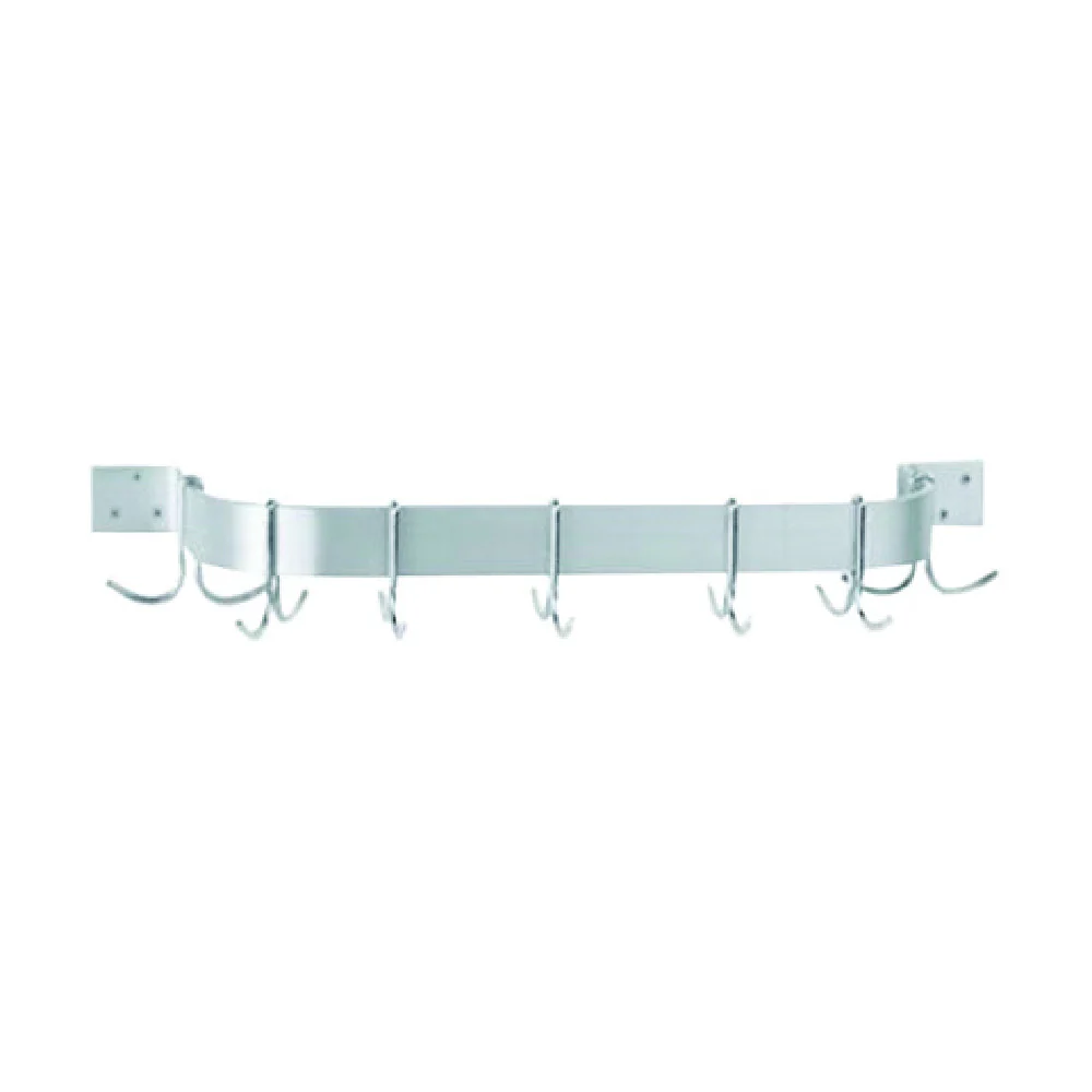 Hubert 29N-081 CenPro Wall Mounted Single Line Pot Rack 60 Hubert 29N-081 CenPro Wall Mounted Single Line Pot Rack 60