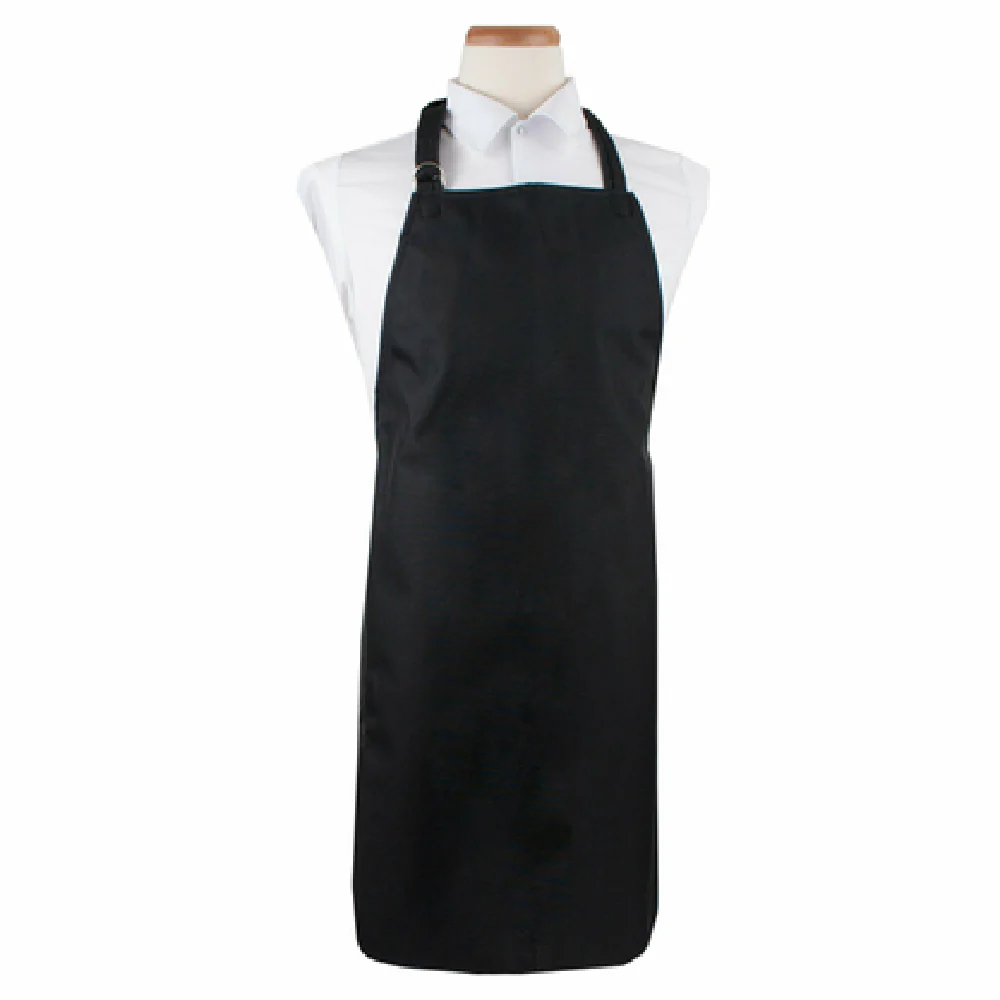 John Ritzenthaler Company NPBIARBK 30 Inch Waterproof Bib Apron Rubber Black