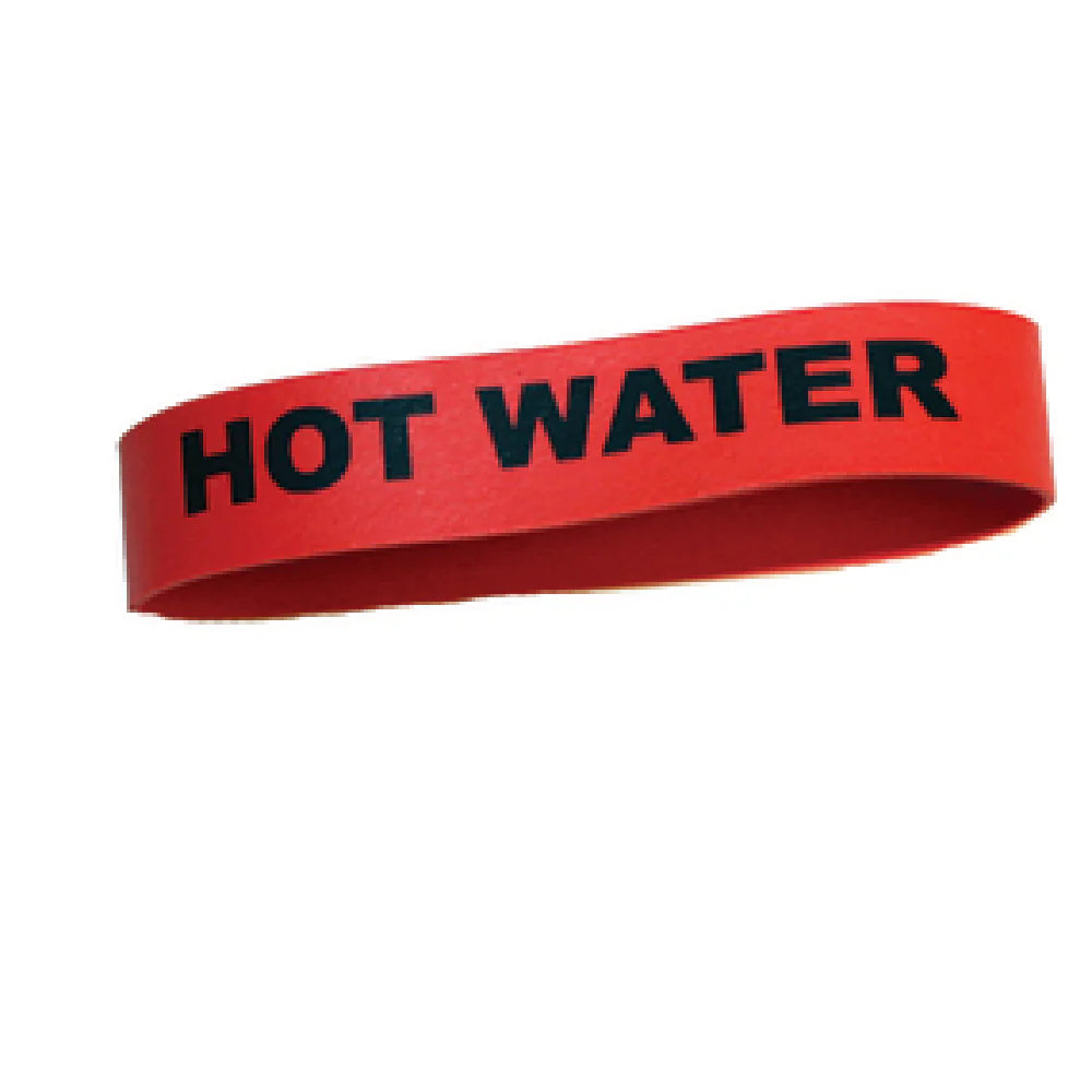 Service Ideas FBHOTWATER 3.5 Inch Flavorband Label Hot Water For 4 Inch Carafes 6 Packs Service Ideas FBHOTWATER 3.5 Inch Flavorband Label Hot Water For 4 Inch Carafes 6 Packs