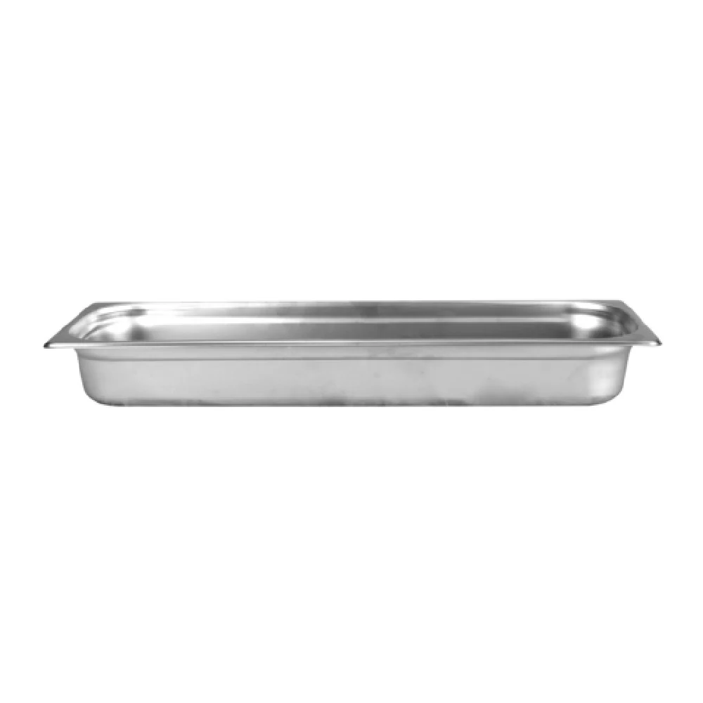 Thunder Group STPA2122L Half Size Long Steam Table Pan Heavy-Duty Stainless Steel 2 Inch Deep with Anti-Jam Design Thunder Group STPA2122L Half Size Long Steam Table Pan Heavy-Duty Stainless Steel 2 Inch Deep with Anti-Jam Design