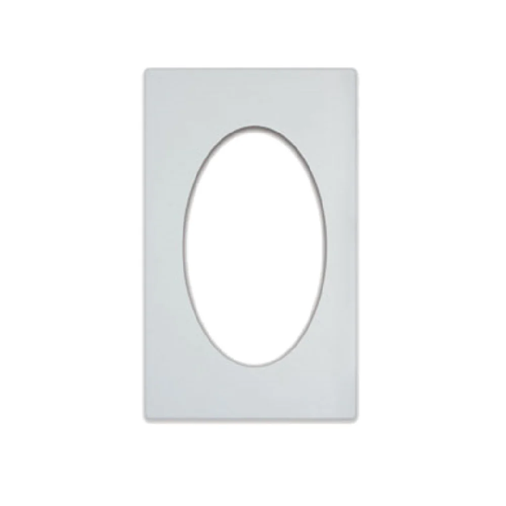 Vollrath 8240120 21 Inch Miramar Template for Large Oval Pan Plastic White Vollrath 8240120 21 Inch Miramar Template for Large Oval Pan Plastic White
