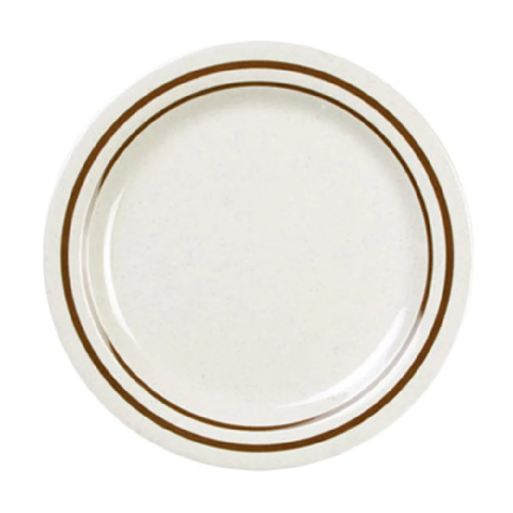 Thunder Group AD109AA 9 Inch Round Dinner Plate Break Resistant Melamine BPA Free