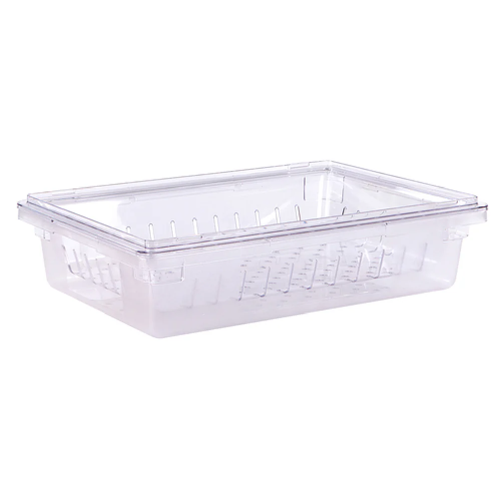 Carlisle 1062807 26 Inch Colander with Perforated and Slotted Design Clear Polycarbonate Carlisle 1062807 26 Inch Colander with Perforated and Slotted Design Clear Polycarbonate