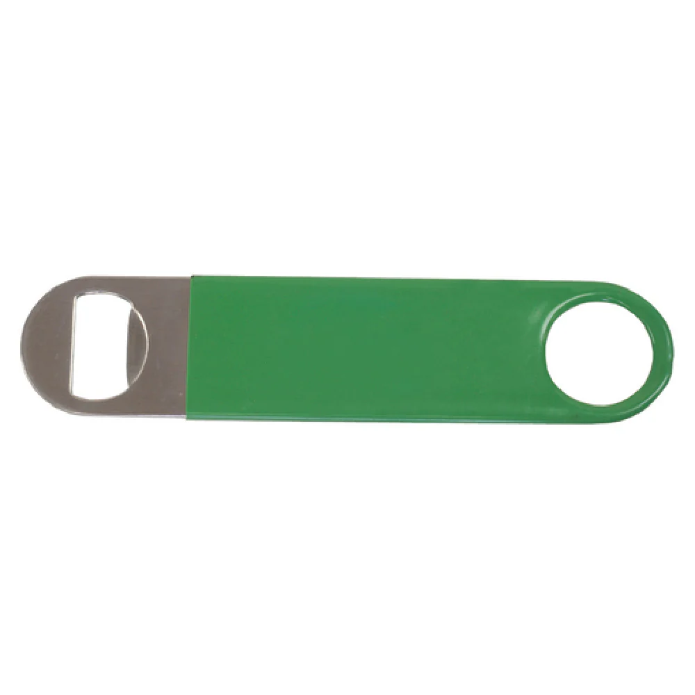 Spill-Stop 13-354 7 Inch Bottle Cap Opener Stainless Steel Green Vinyl Coating Bright Chrome Spill-Stop 13-354 7 Inch Bottle Cap Opener Stainless Steel Green Vinyl Coating Bright Chrome