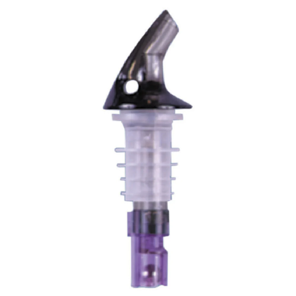 Spill-Stop 386-11 5/8 Oz No Collar Liquor Pourer Smoke Plastic Made in USA