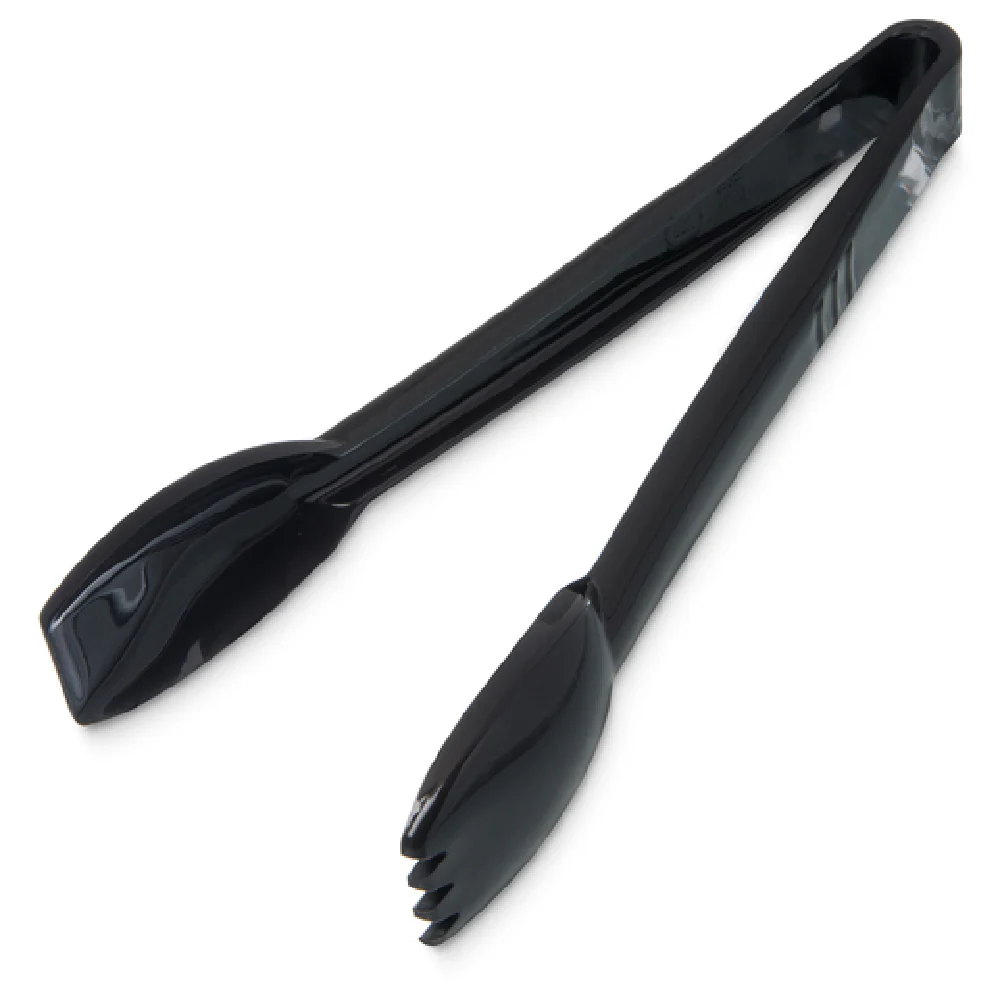 Carlisle 460903 9 Inch Salad Tongs Plastic Black NSF Made in USA with Dishwasher Safe Carlisle 460903 9 Inch Salad Tongs Plastic Black NSF Made in USA with Dishwasher Safe