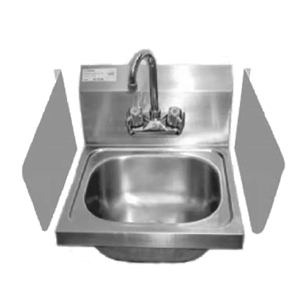GSW USA SP-S1520 15 Inch Splash Guard Wall Mount Hand Sink Stainless Steel GSW USA SP-S1520 15 Inch Splash Guard Wall Mount Hand Sink Stainless Steel
