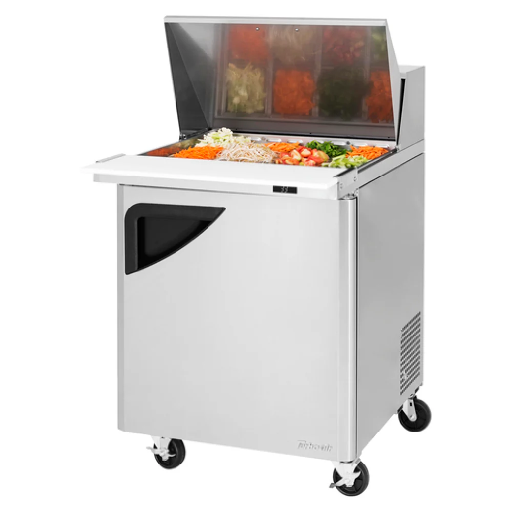 Turbo Air TST-28SD-12-N 27-1/2 Inch Refrigerated Counter Mega Top Unit 8 cu ft