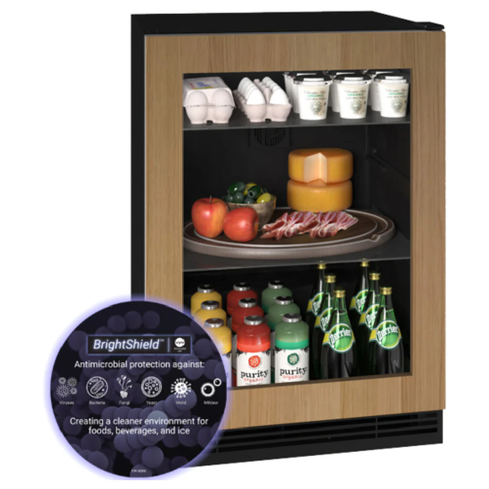 U-Line Corporation UHRE124-IG81A 24 Inch Undercounter Refrigerator 5.7 cu ft