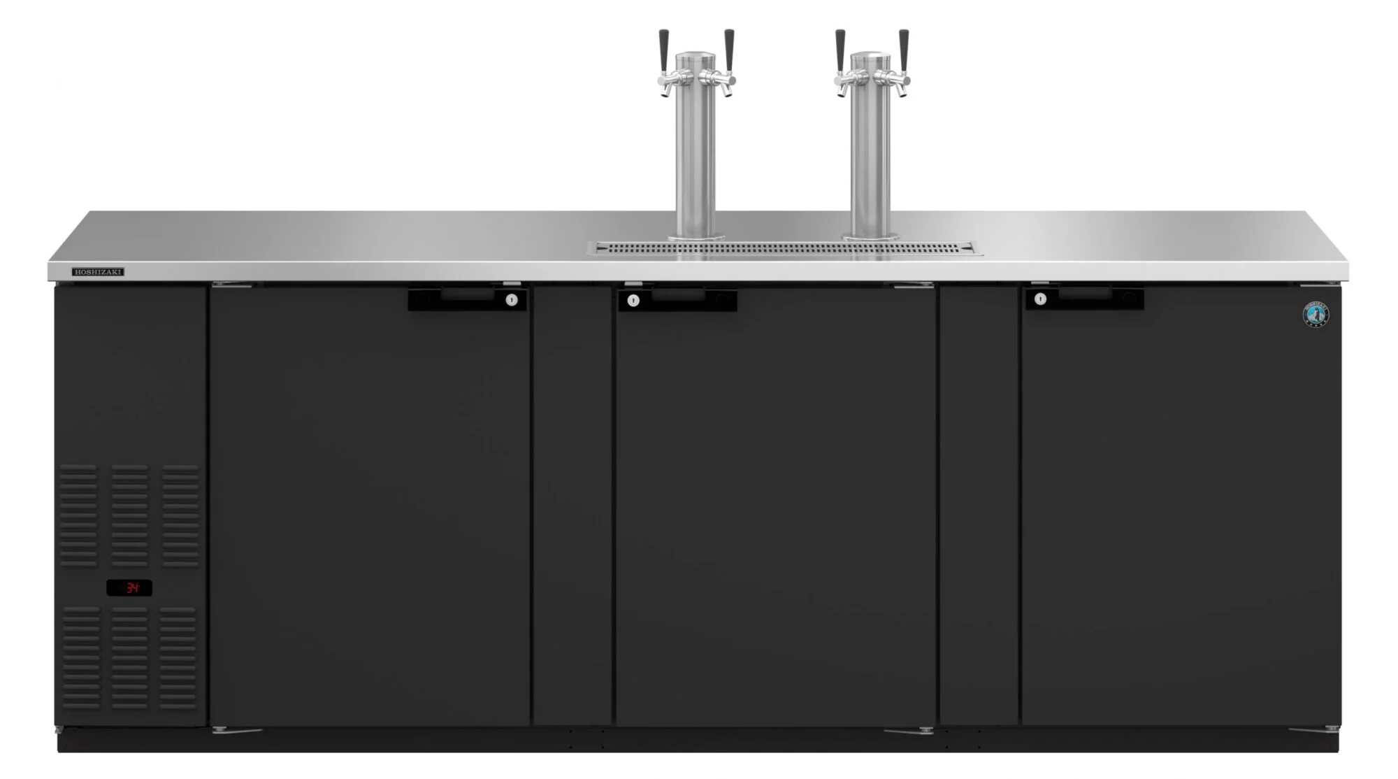Hoshizaki DD95 95 Inch Draft Beer Cooler Direct Draw Three-section Stainless Steel Hoshizaki DD95 95 Inch Draft Beer Cooler Direct Draw Three-section Stainless Steel