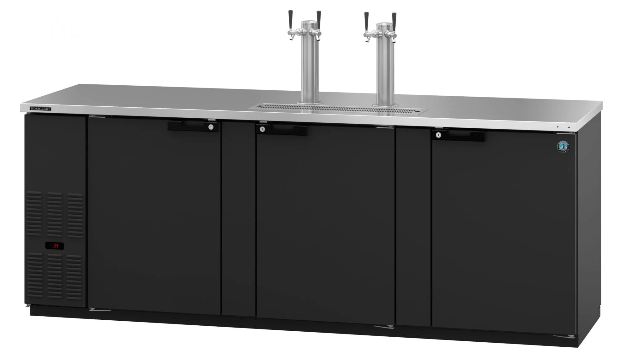 Hoshizaki DD95 95 Inch Draft Beer Cooler Direct Draw Three-section Stainless Steel Hoshizaki DD95 95 Inch Draft Beer Cooler Direct Draw Three-section Stainless Steel
