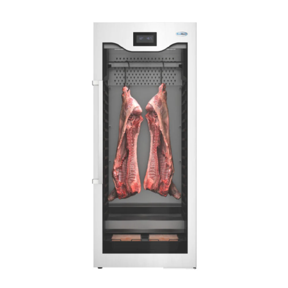 Koolmore KM-AGER17 27 Inch Commercial Dry Ager Refrigerator 17 cu ft Stainless Steel with Swivel Hooks and Salt Tray