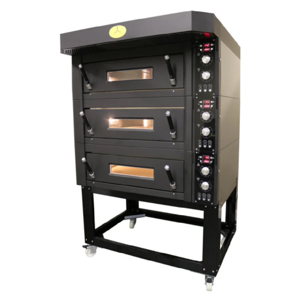 Arcobaleno Pasta Equipment APOB2642 41 Inch Electric Pizza Oven Stainless Steel with Smart Stone Technology Arcobaleno Pasta Equipment APOB2642 41 Inch Electric Pizza Oven Stainless Steel with Smart Stone Technology