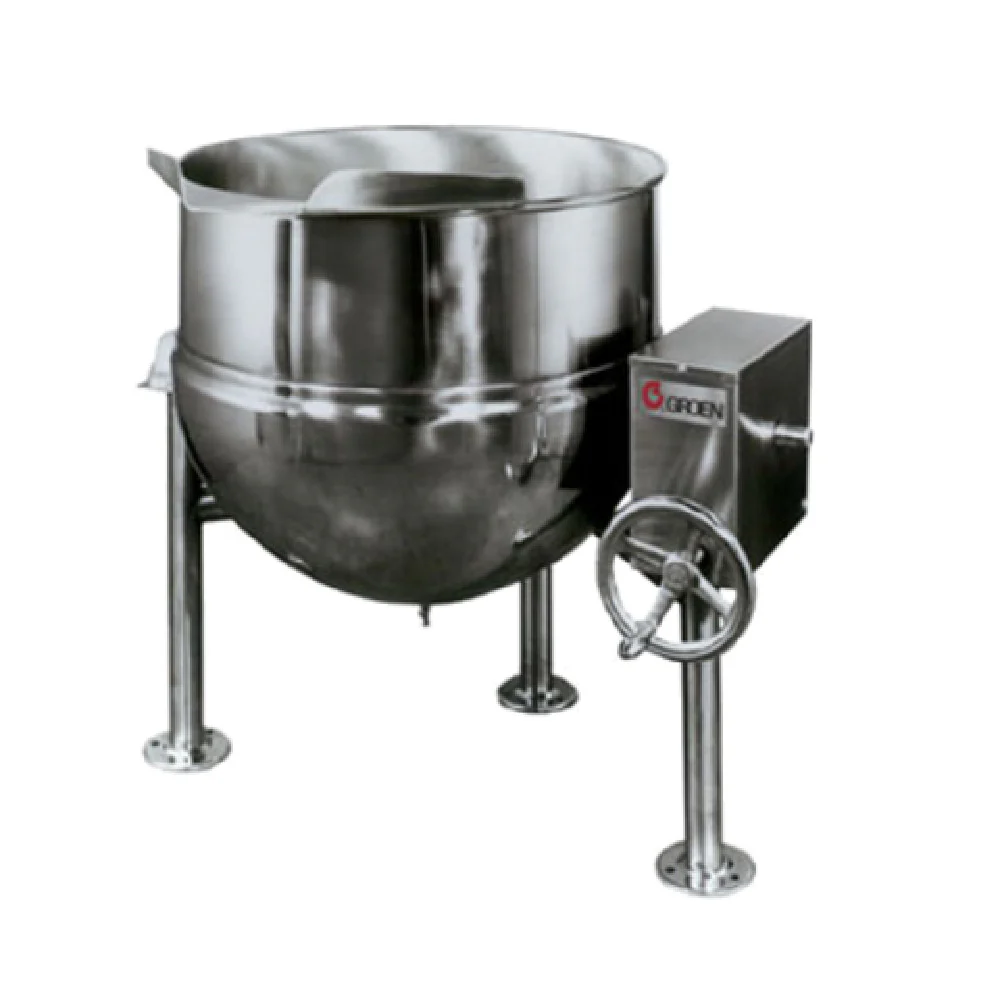 Groen DL-60 47 Inch Manual Tilt Direct Steam Kettle 316 Stainless Steel