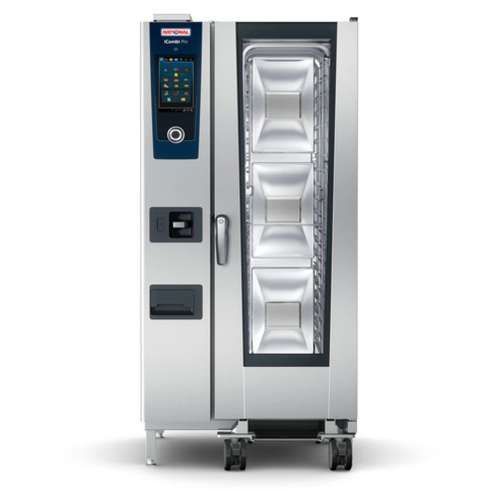 Rational ICP 20-HALF LP 120V 1 PH (LM100FG) 34 Inch Gas Combi Oven with 156000 BTU