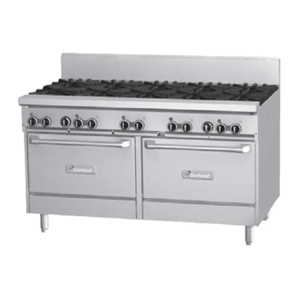 Garland GF60-10RR_NAT 60 Inch Gas Restaurant Range with 10 Burners 26000 BTU Garland GF60-10RR_NAT 60 Inch Gas Restaurant Range with 10 Burners 26000 BTU