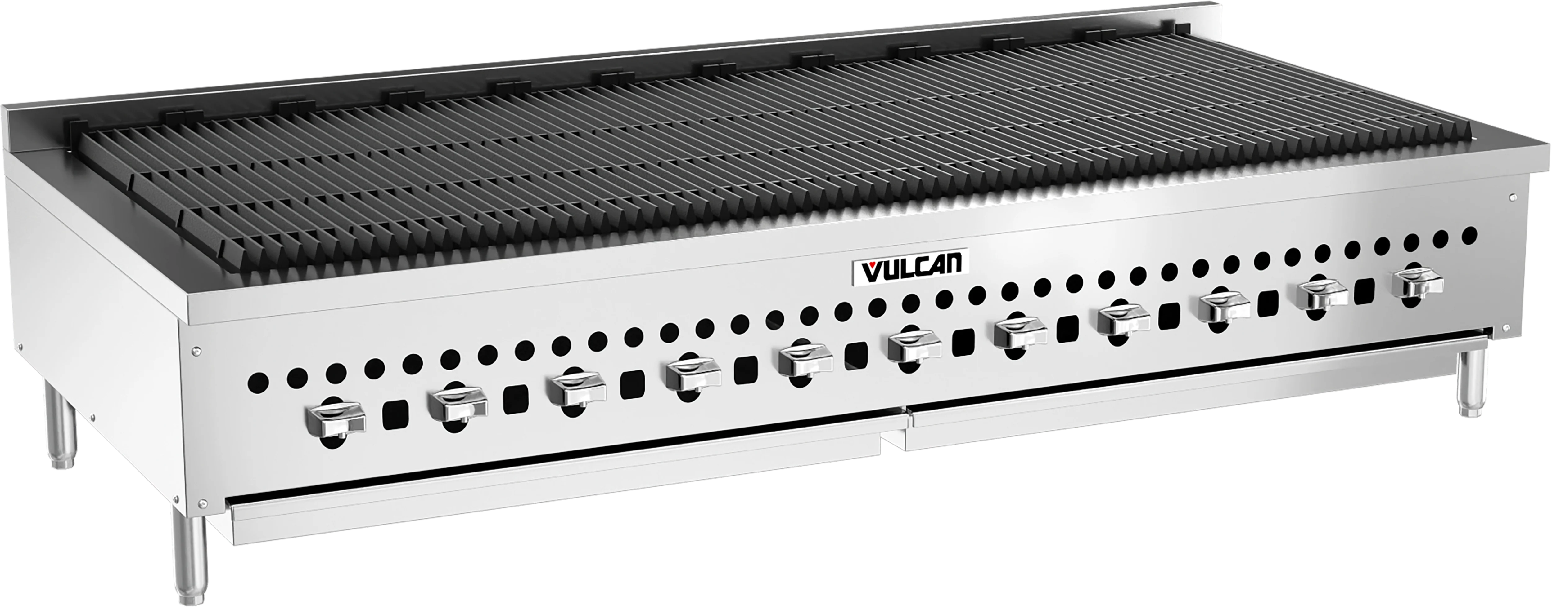 Vulcan VCCB60_LP 60 Inch Charbroiler Gas with 11 Burners 159500 BTU