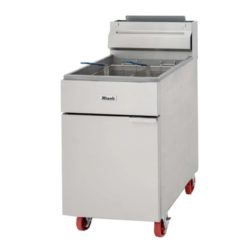 Migali Industries C-F75-LP 21 Inch Deep Fryer Liquid Propane Gas Floor Model 5 Burner 150000 BTU Migali Industries C-F75-LP 21 Inch Deep Fryer Liquid Propane Gas Floor Model 5 Burner 150000 BTU