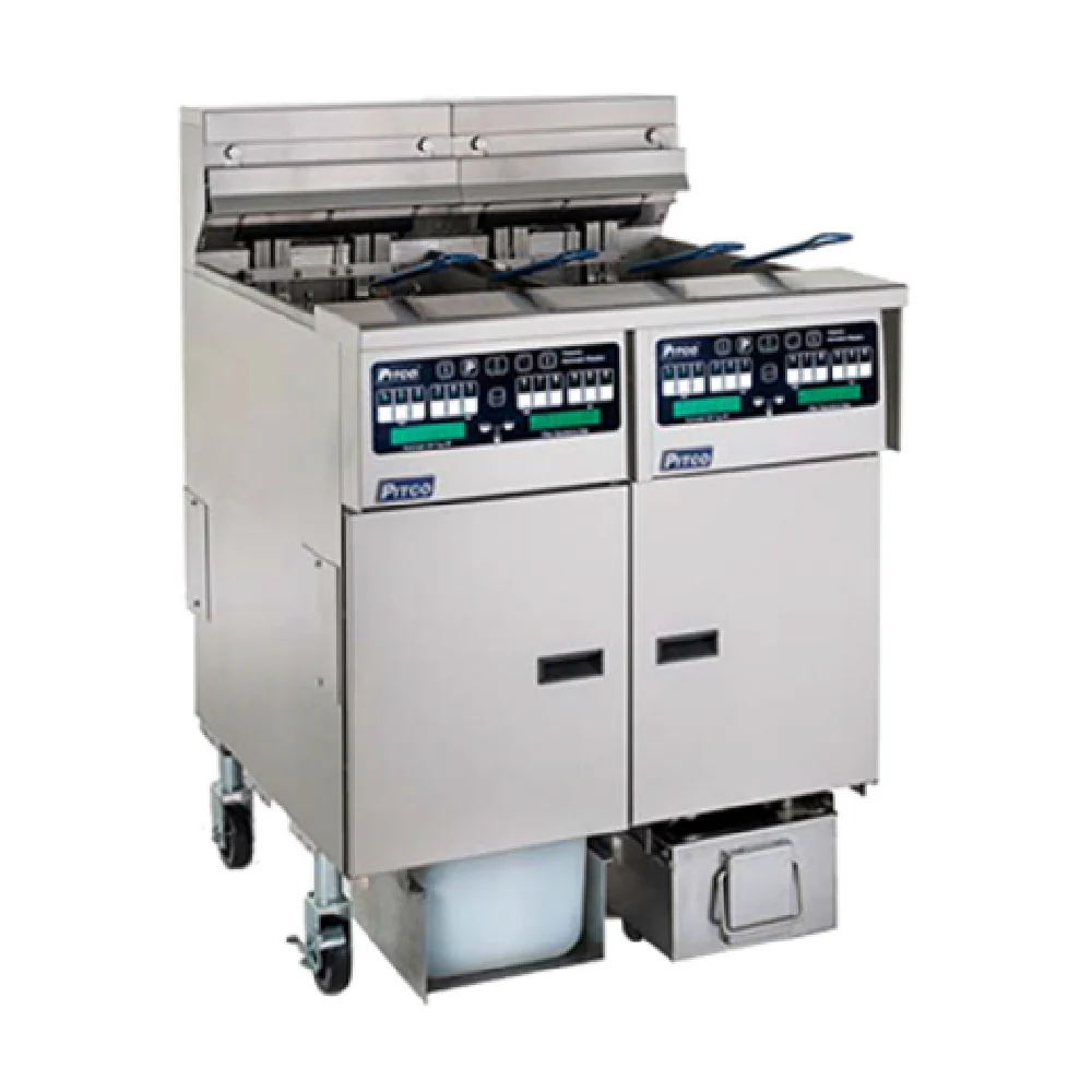 Pitco SELV14X-C/FD_240/60/3 15 Inch Electric Deep Fryer with 30 lb Oil Capacity Pitco SELV14X-C/FD_240/60/3 15 Inch Electric Deep Fryer with 30 lb Oil Capacity