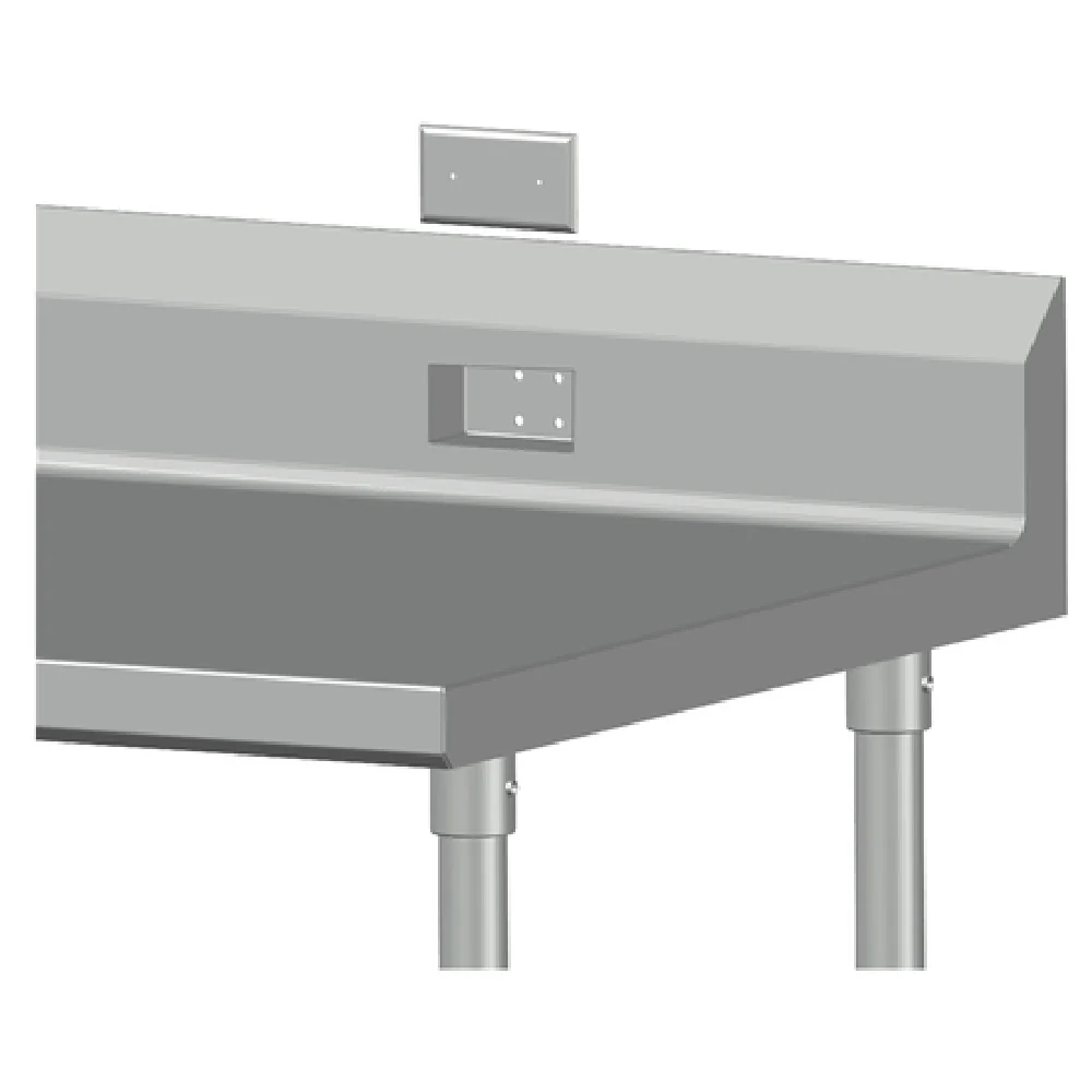 SPG International TAC-10 Universal Stainless Receptacle Box Splash Or Undermount Wiring/conduit Not Included