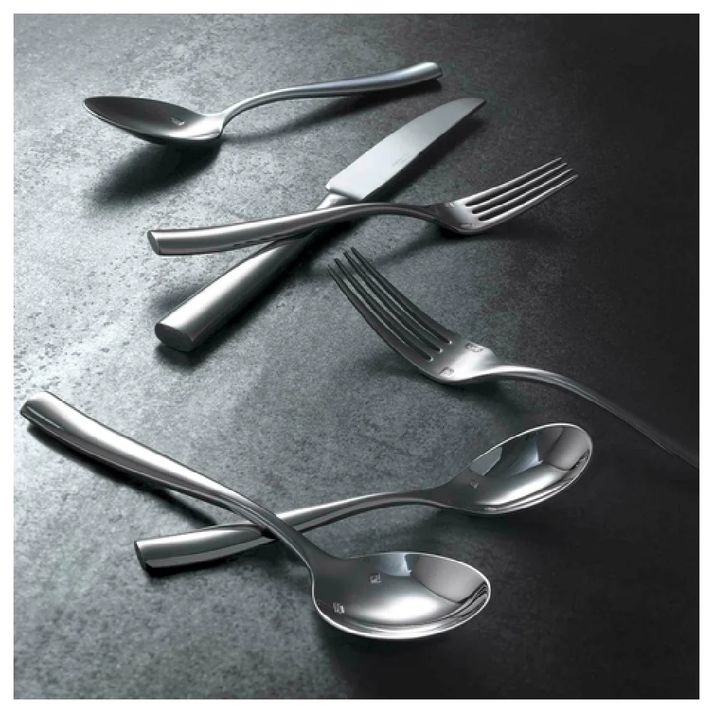 1880 Hospitality T009KBVF 6-7/8 Inch Curved Handle Butter Knife 18/10 Stainless Steel Mirror Finish