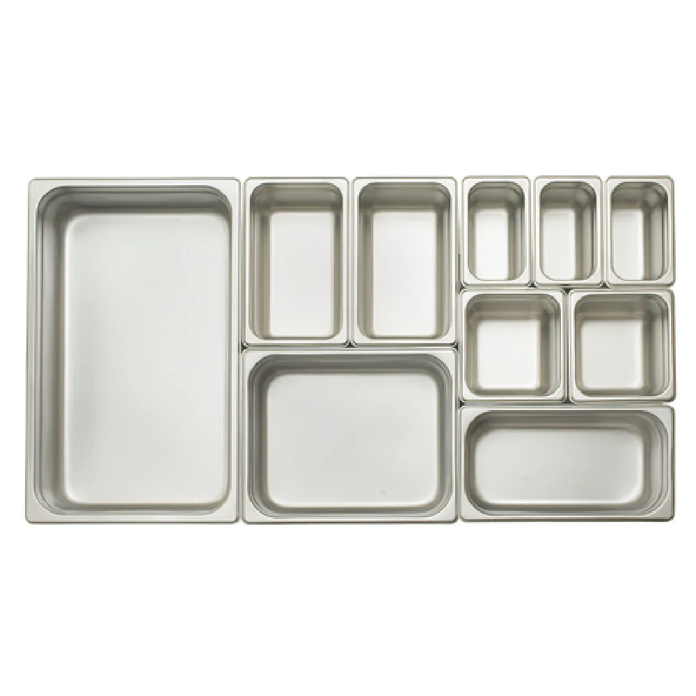 Winco SPJL-106 20-3/4 Inch Full Size Steam Table Pan 25 Gauge Stainless Steel with Anti-Jamming Winco SPJL-106 20-3/4 Inch Full Size Steam Table Pan 25 Gauge Stainless Steel with Anti-Jamming