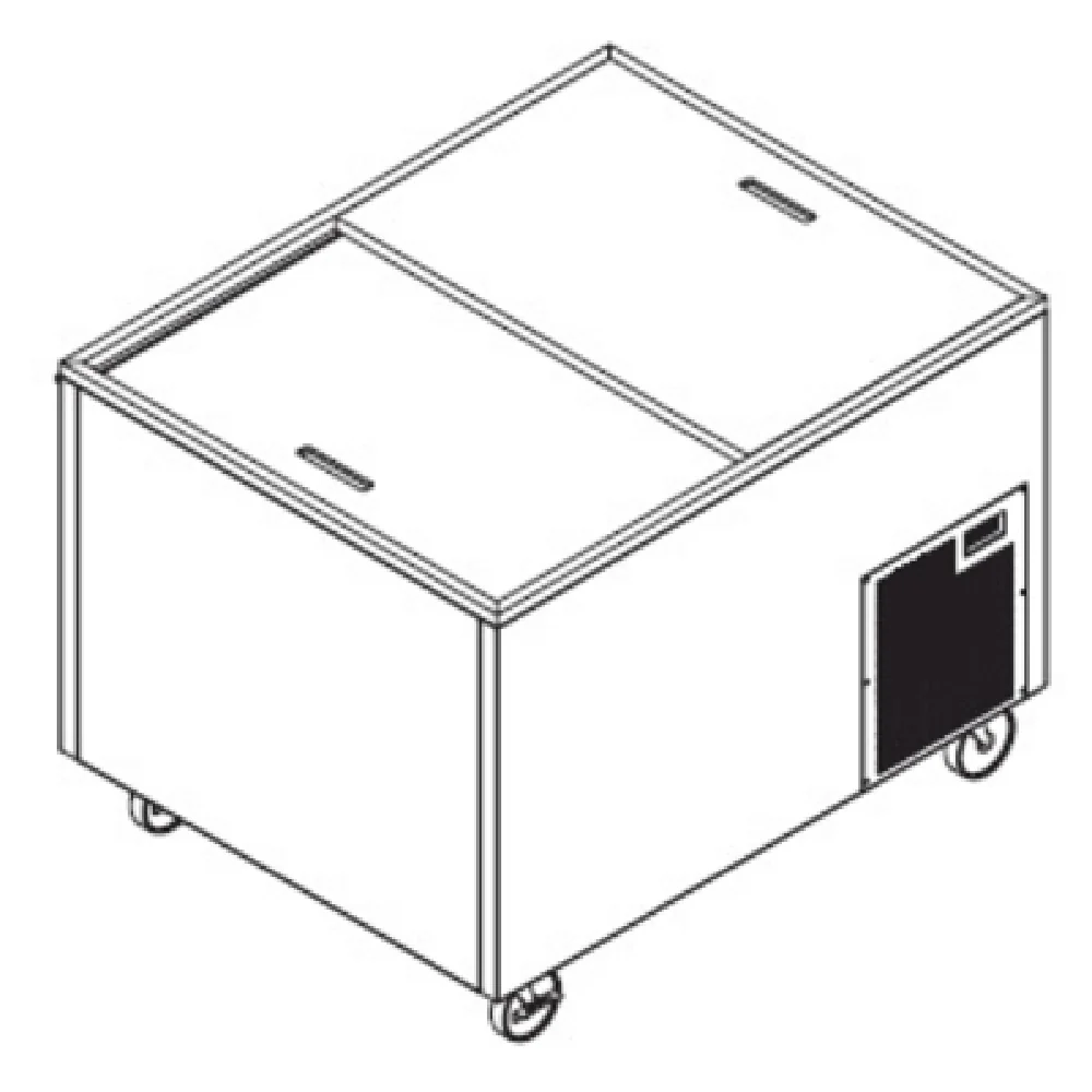 Randell 4337DWR-290 43 Inch Refrigerator Slide-top 14.3 cu ft Stainless Steel Randell 4337DWR-290 43 Inch Refrigerator Slide-top 14.3 cu ft Stainless Steel