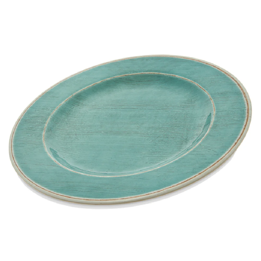 Carlisle 6400115 11 Inch Diameter Dinner Plate Dishwasher Safe Aqua Melamine Carlisle 6400115 11 Inch Diameter Dinner Plate Dishwasher Safe Aqua Melamine