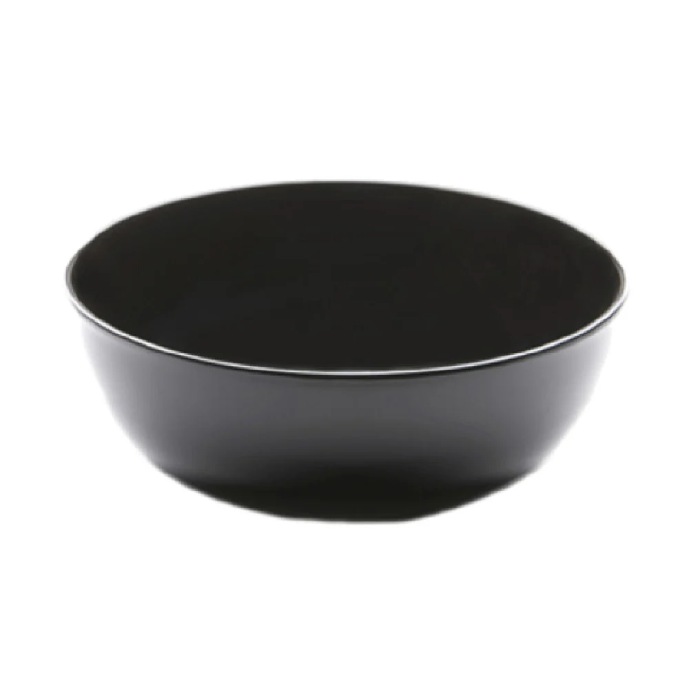 GET Enterprises M15R6-B 12-1/2 Quart Round Bowl Melamine Black Dishwasher Safe