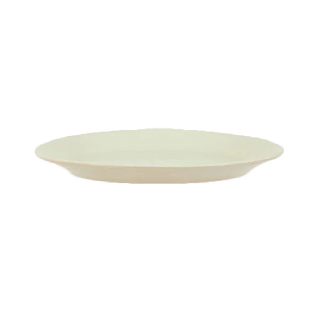 Crestware RE54 8-3/8 Inch x 6 Inch Oval Platter with Wide Rim and Rolled Edge Crestware RE54 8-3/8 Inch x 6 Inch Oval Platter with Wide Rim and Rolled Edge