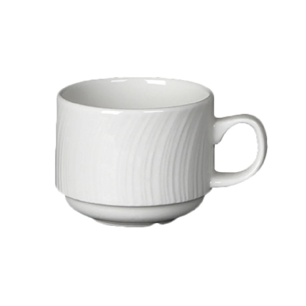 Steelite 9032C993 3.0 Oz Stack Cup Spyro Alumina Vitrified 3.25 Inch - 3 Dozen