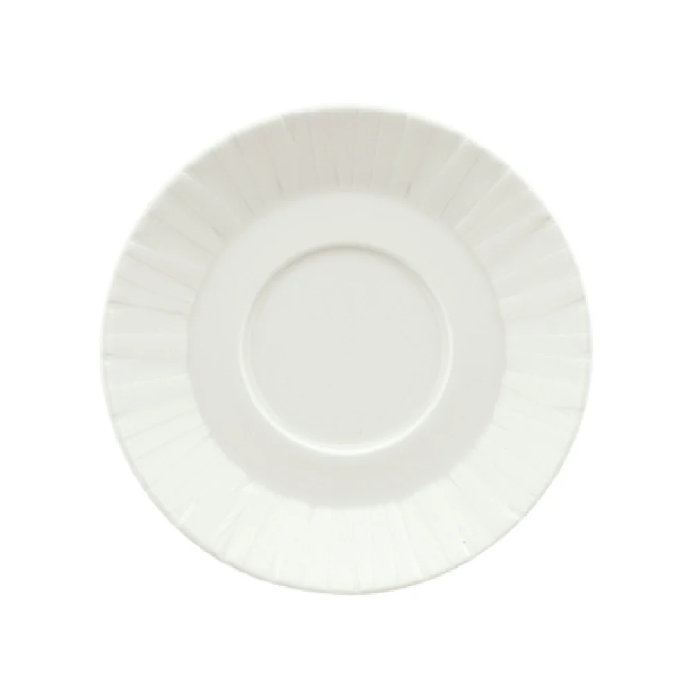 Libbey 9366968 6-3/8 Inch Diameter Round Saucer Porcelain Character Pattern