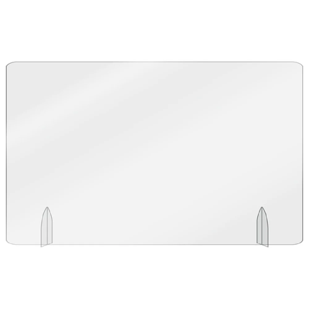 Aarco FPT3048PC 48 Inch Freestanding Protection Shield Clear Polycarbonate Aarco FPT3048PC 48 Inch Freestanding Protection Shield Clear Polycarbonate