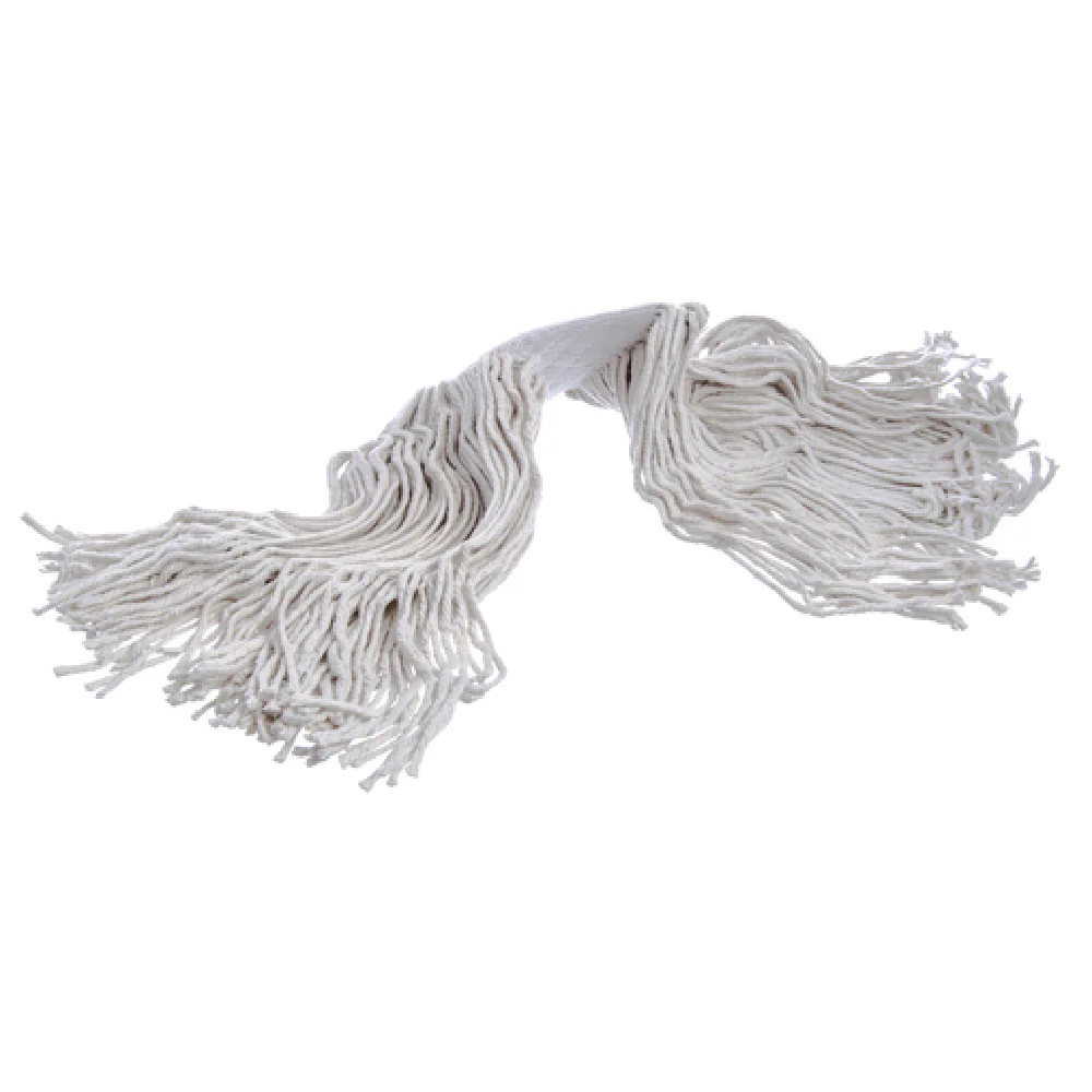 Carlisle 369819B00 5 Inch X-large Four-ply Cut-end Wet Mop Head Cotton White Carlisle 369819B00 5 Inch X-large Four-ply Cut-end Wet Mop Head Cotton White