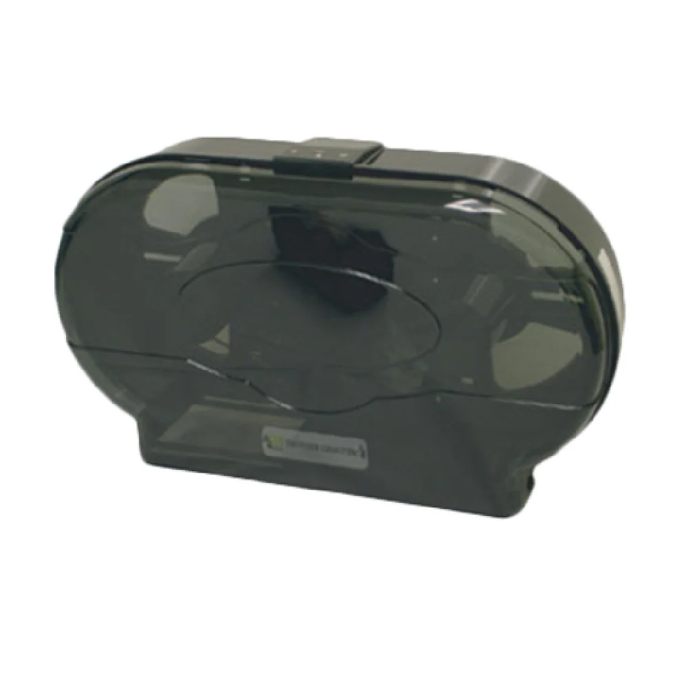Thunder Group PLRPD396 19 Inch Jumbo Twin Toilet Tissue Dispenser with Key-lock Plastic